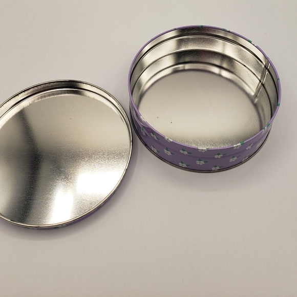 Anne Mortimer 1980s Easter Bunny Rabbit Spring Tin Cookie Container 6" Violet. - Picture 2 of 7